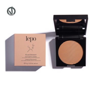 Lepo XLent Bronzer Ν.08 Συμπαγής Πούδρα -Ρουζ με Φυτικά Κεραμίδια και Εκχύλισμα Αγριοκάστανου 9g